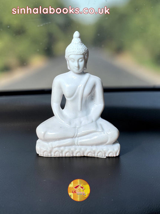 Buddha Statue for Car Dashboard – Buddhist Decorative Figure (6.5")