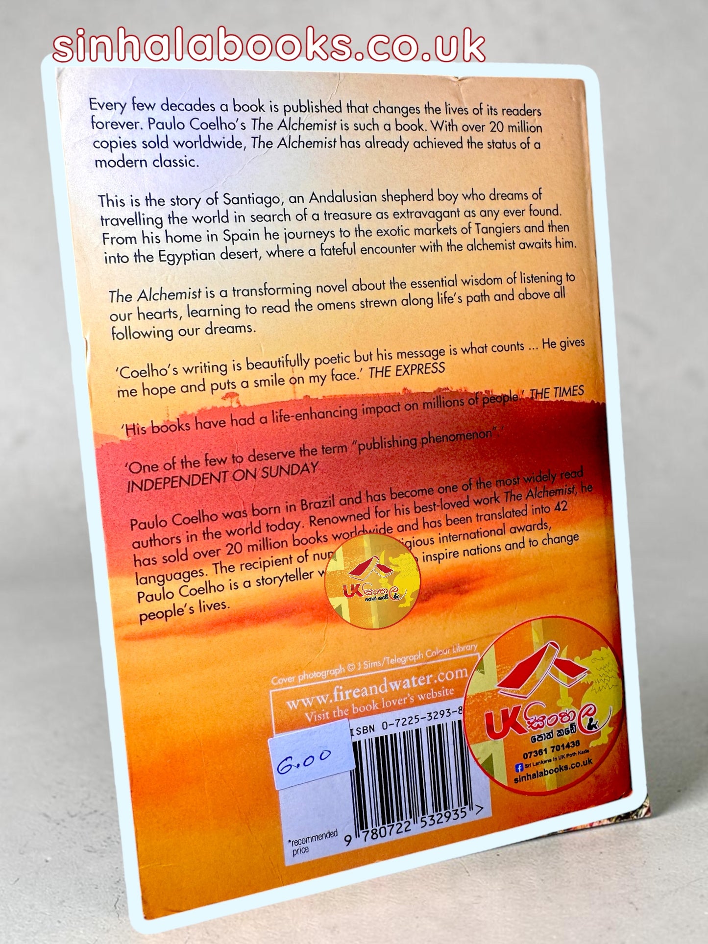 THE ALCHEMIST by Paulo Coelho