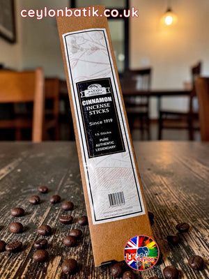 Ceylon Cinnamon Incense Sticks – Handcrafted in Sri Lanka | Warm & Natural Home Fragrance